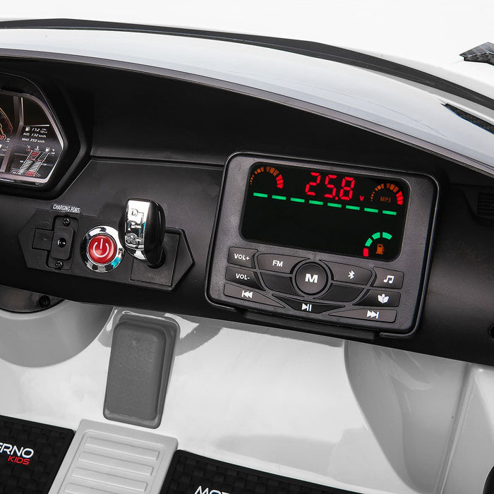 Lamborghini Aventador SVJ 24V Kids Ride-On Car with R/C Parental Remote | Cherry Red