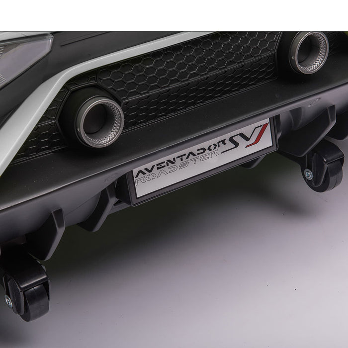 Lamborghini Aventador SVJ 24V Kids Ride-On Car with R/C Parental Remote | Cherry Red