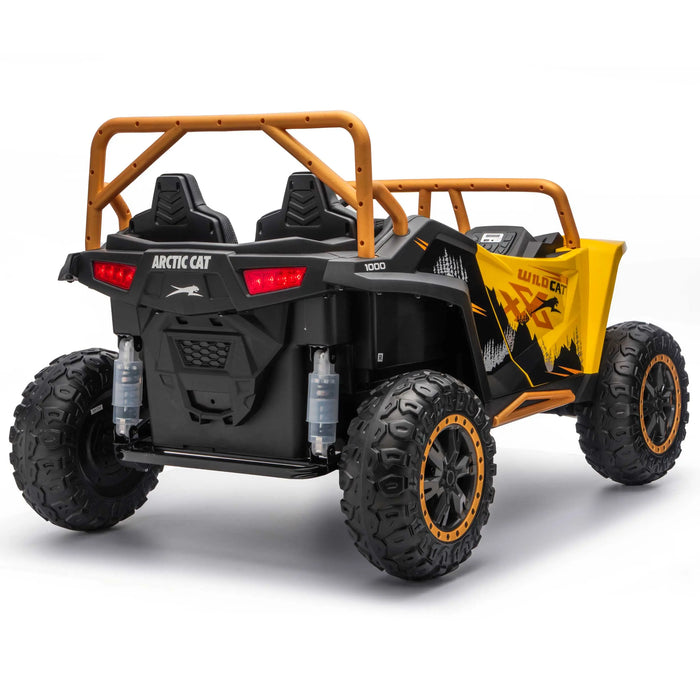 Arctic Cat XL 24V 4WD Kids Ride-On UTV with R/C Parental Remote | Yellow
