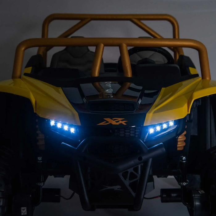 Arctic Cat XL 24V 4WD Kids Ride-On UTV with R/C Parental Remote | Yellow