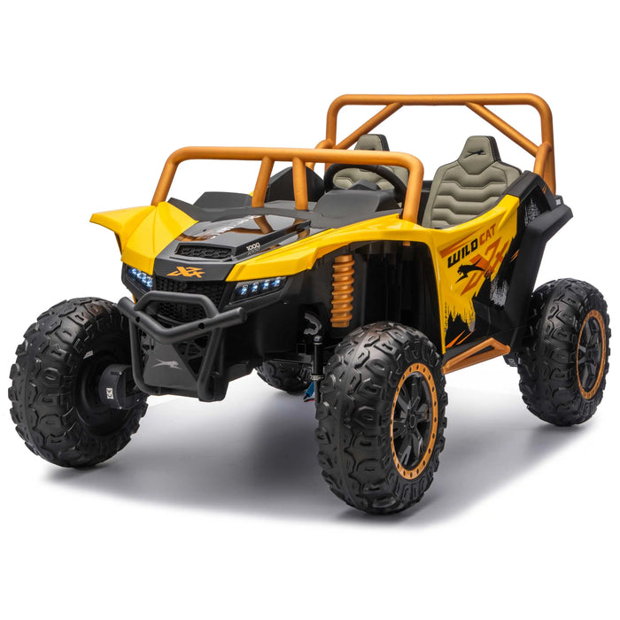Arctic Cat XL 24V 4WD Kids Ride-On UTV with R/C Parental Remote | Yellow