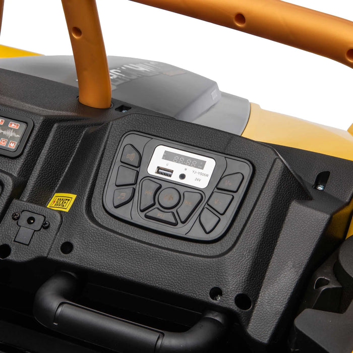 Arctic Cat XL 24V 4WD Kids Ride-On UTV with R/C Parental Remote | Yellow