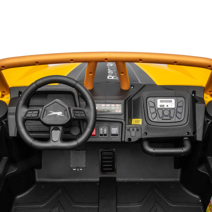 Arctic Cat XL 24V 4WD Kids Ride-On UTV with R/C Parental Remote | Yellow