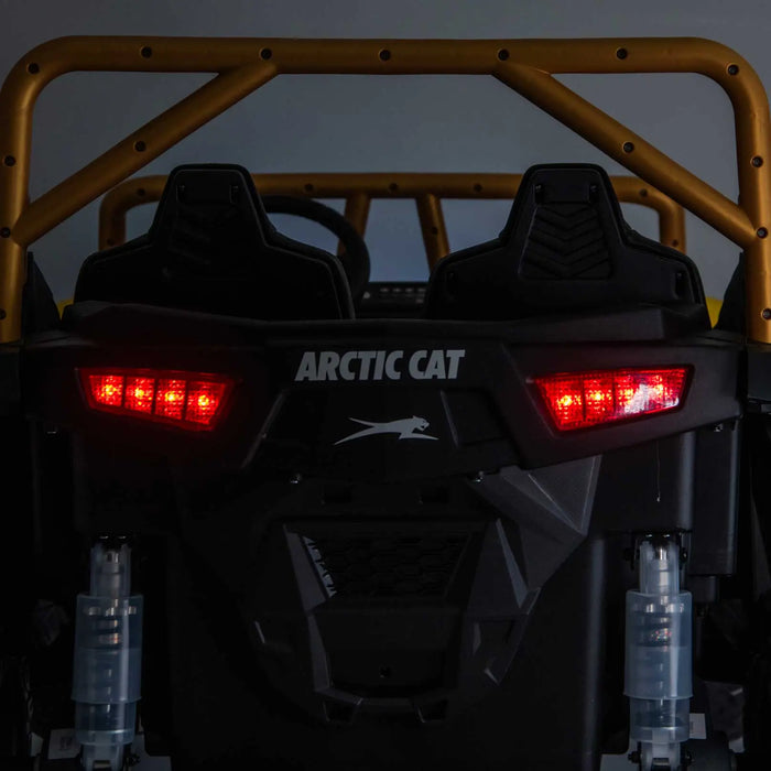 Arctic Cat XL 24V 4WD Kids Ride-On UTV with R/C Parental Remote | Yellow