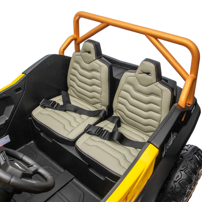 Arctic Cat XL 24V 4WD Kids Ride-On UTV with R/C Parental Remote | Yellow