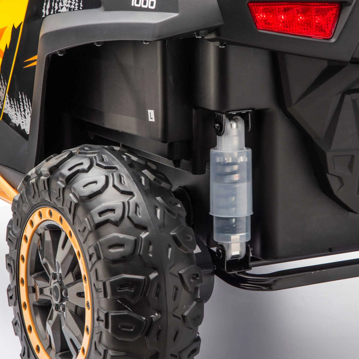 Arctic Cat XL 24V 4WD Kids Ride-On UTV with R/C Parental Remote | Yellow